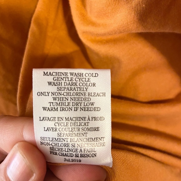 NWOT Altar’d State burnt orange corduroy down coat - Picture 5 of 7